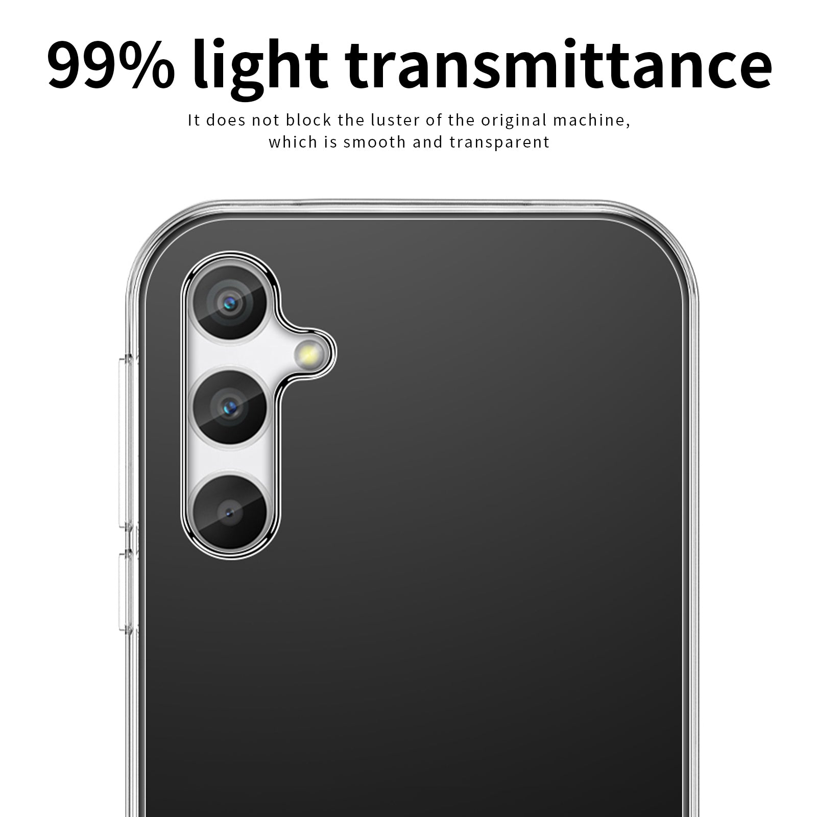 MOFI Soft TPU Phone Case for Samsung Galaxy A34 5G Anti-scratch Transparent Phone Cover MOFI Soft TPU Phone Case for Samsung Galaxy A34 5G Anti-scratch Transparent Phone Cover